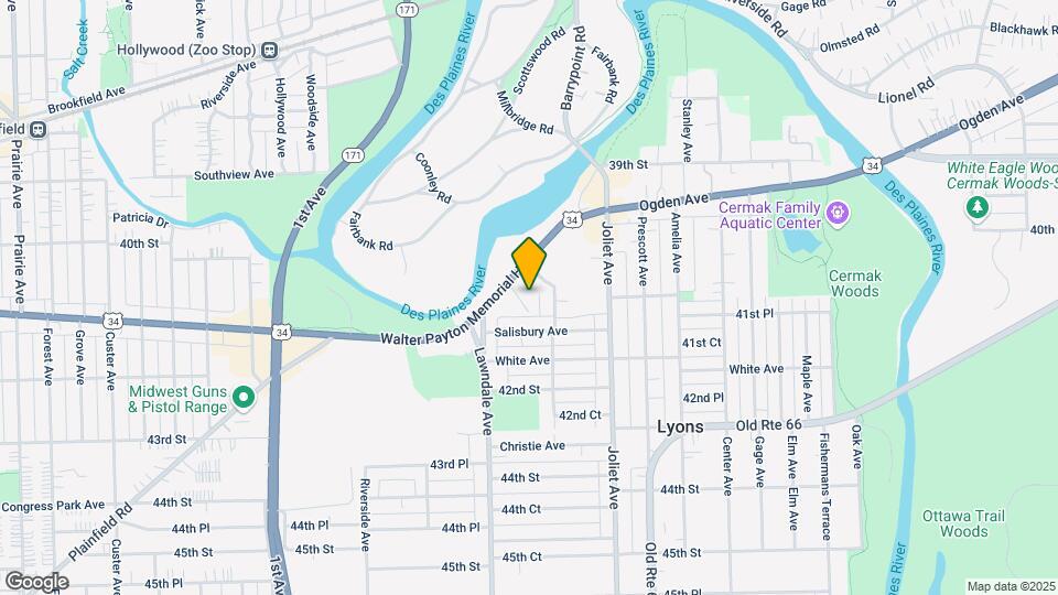 8149 Ogden Ave Map and Location Details