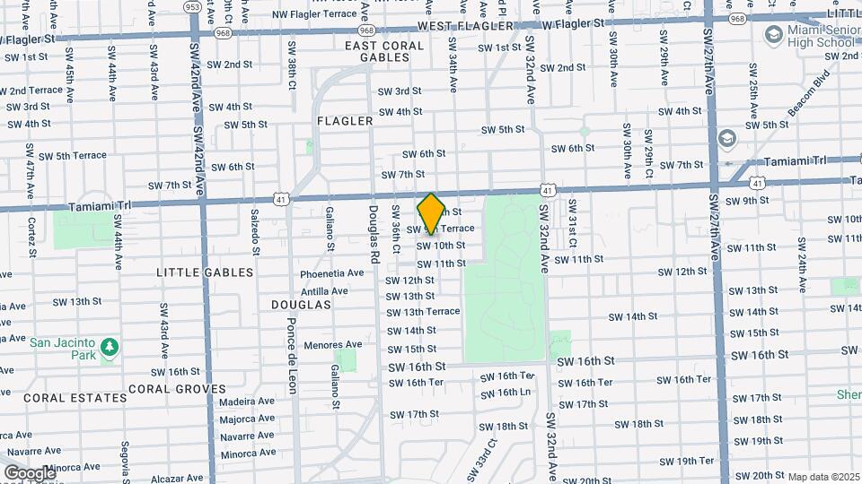 3670 SW 10th St Map and Location Details