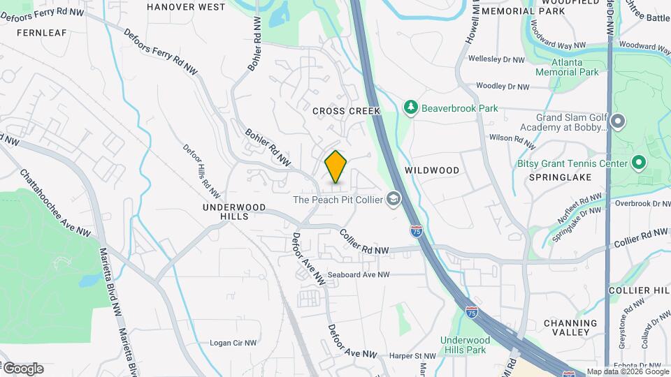 2113 Defoors Ferry Rd NW-Unit -E-04 Map and Location Details