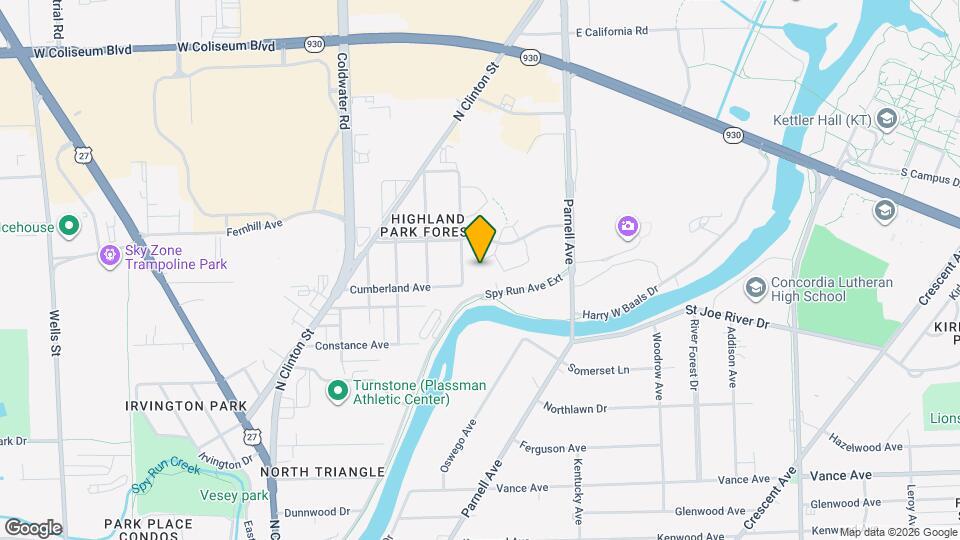 River's Edge Apartments Map and Location Details