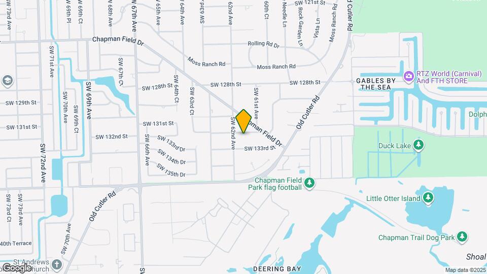 6180 SW 132nd St Map and Location Details