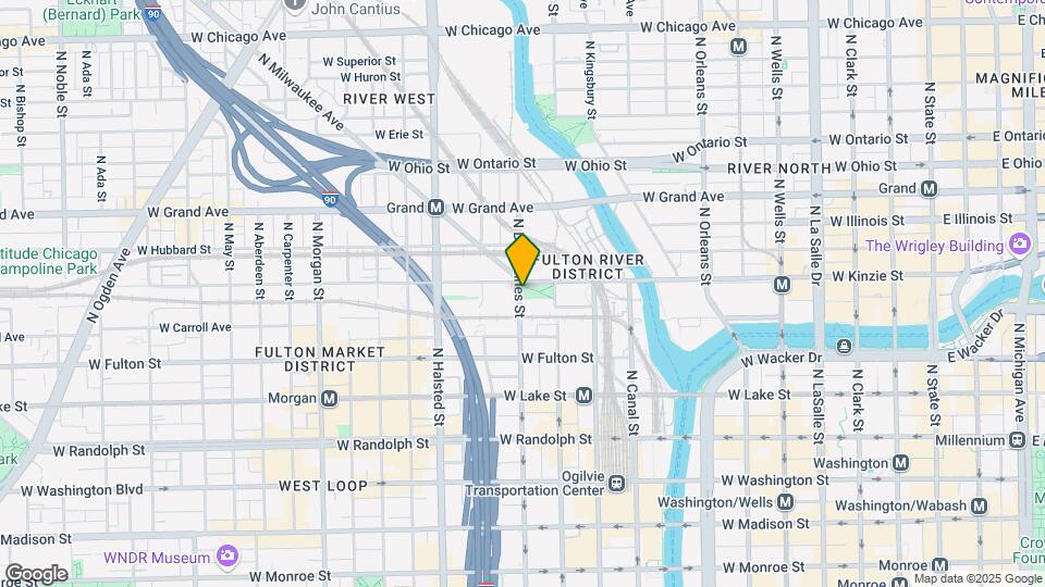 363 N Desplaines St-Unit -1513 Map and Location Details