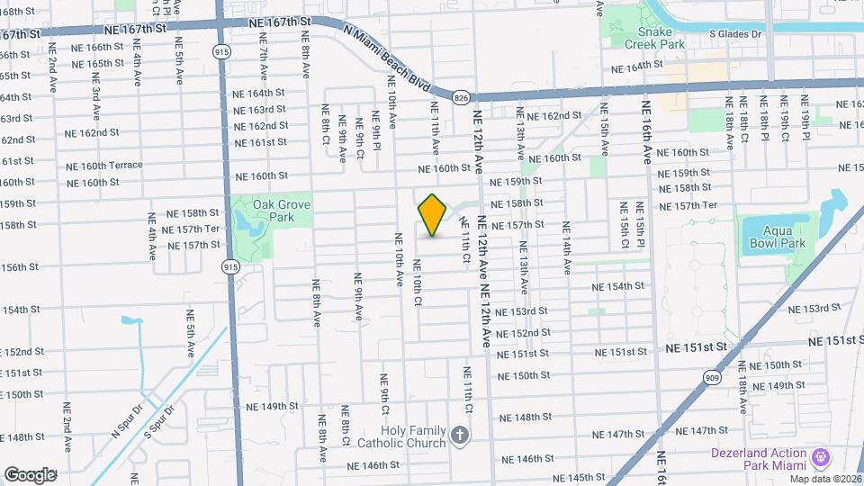 1078 NE 157th St Map and Location Details