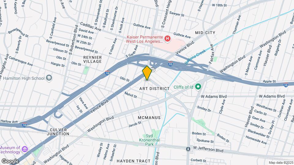 2610 La Cienega Ave Map and Location Details