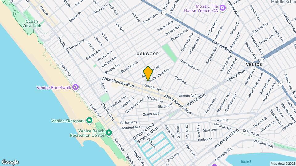 534 Santa Clara Ave Map and Location Details