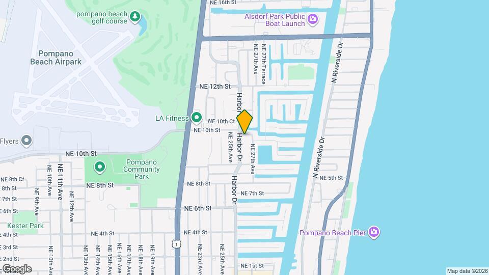 954 NE 26th Ave Map and Location Details