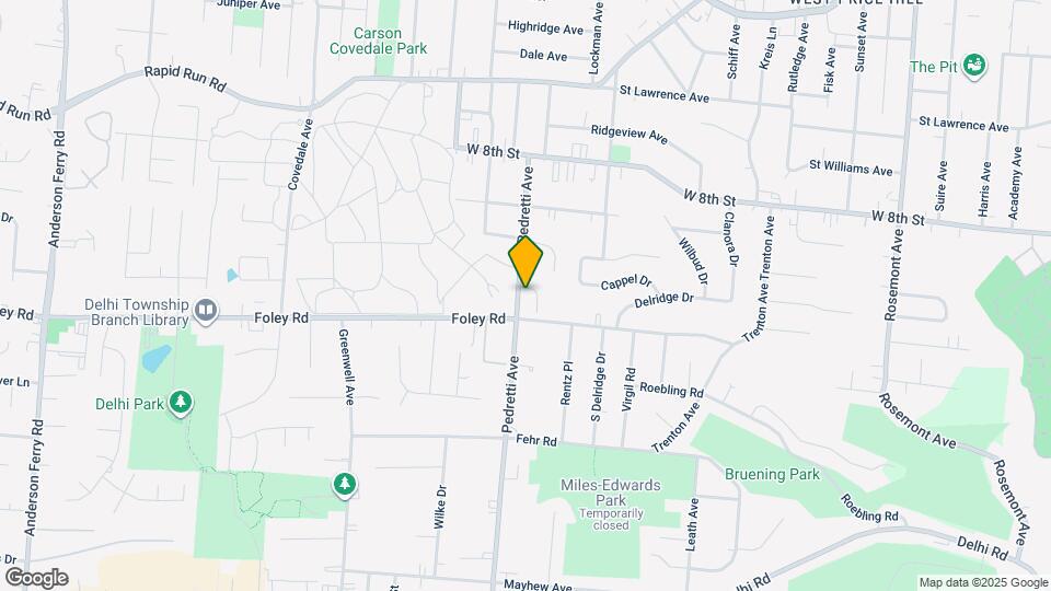 620 Pedretti Ave Map and Location Details