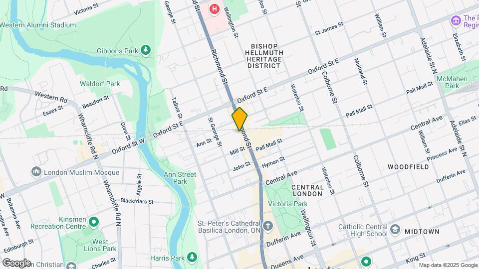 695 Richmond Street Map and Location Details