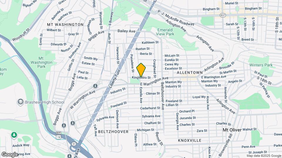 400 Kingsboro St Map and Location Details