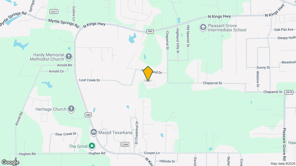 5602 Hillcrest Dr Map and Location Details