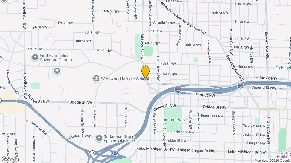 553 Valley Ave NW Map and Location Details