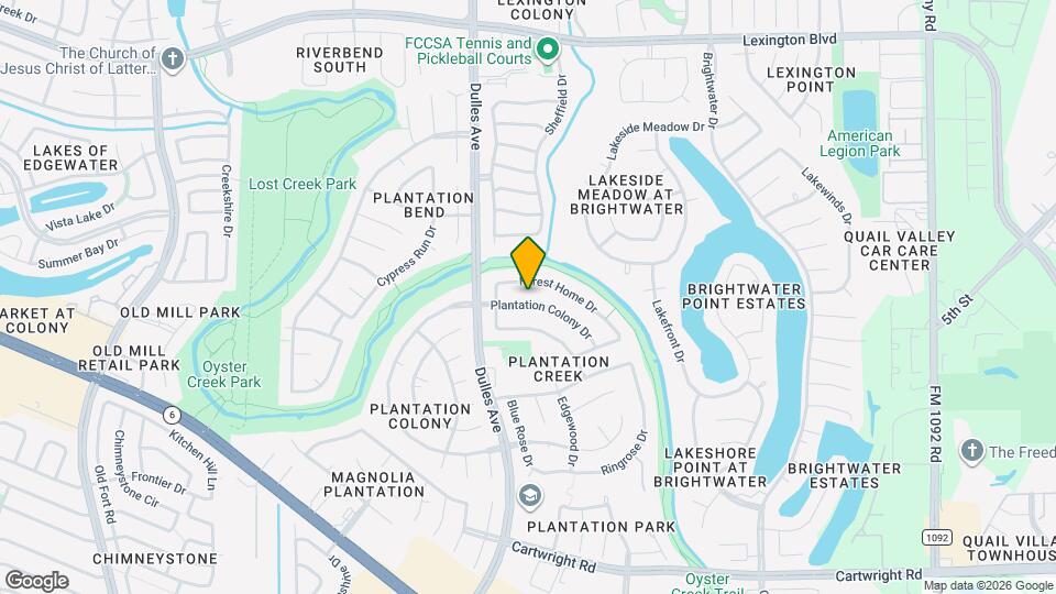 4714 Plantation Colony Dr Map and Location Details