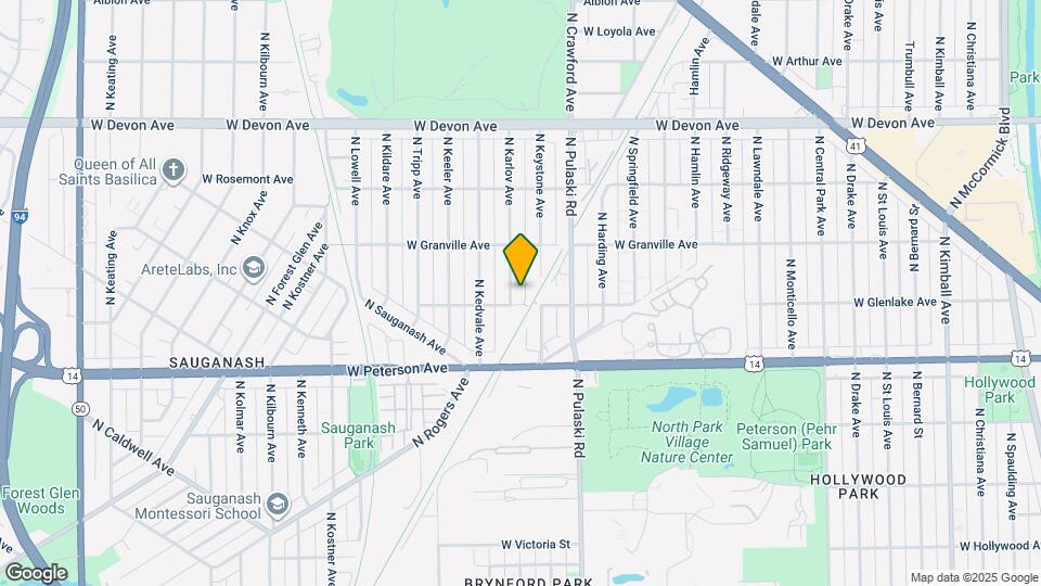 6113 N Karlov Ave Map and Location Details