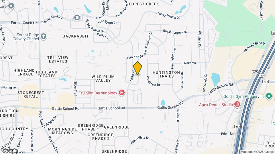 123 Justin Leonard Dr Mapa y Detalles de la Ubicación