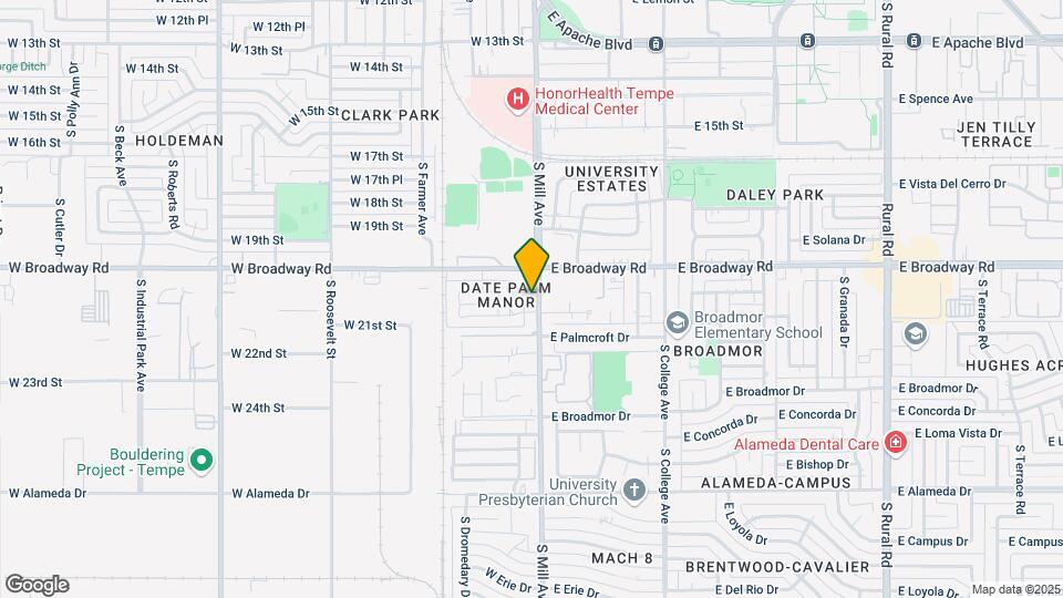 2024 S Mill Ave, Unit 1 Map and Location Details
