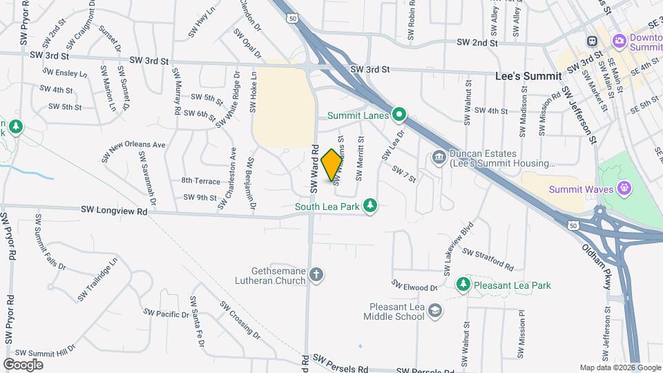 716 SW Williams St Mapa y Detalles de la Ubicación