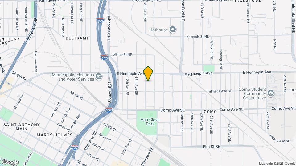 1088 14th Ave SE Map and Location Details