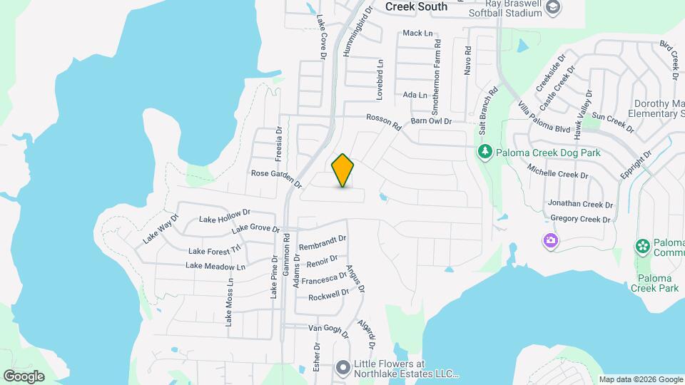 1312 Audubon Dr Map and Location Details