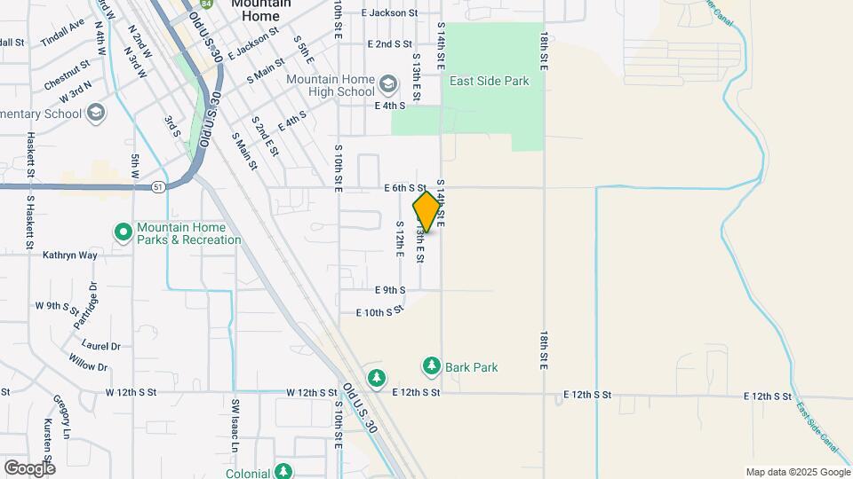 755 S 13th E St Map and Location Details