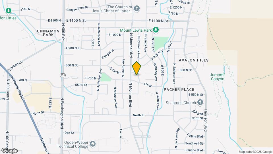 699 N Gramercy Ave Map and Location Details