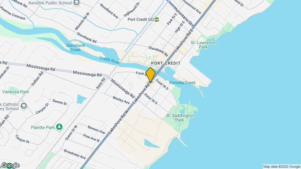1-1227 Lakeshore Rd E Map and Location Details