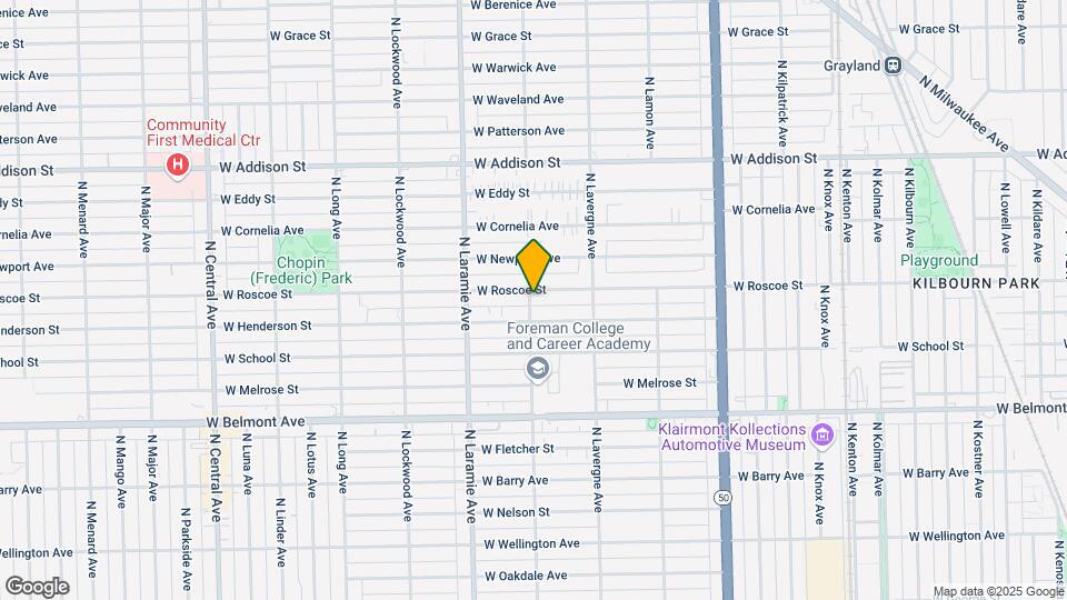 2057 W Roscoe St-Unit -Unit TW*O Map and Location Details