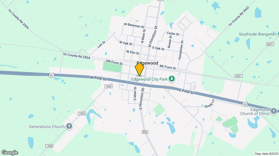 201 E Pecan St Map and Location Details