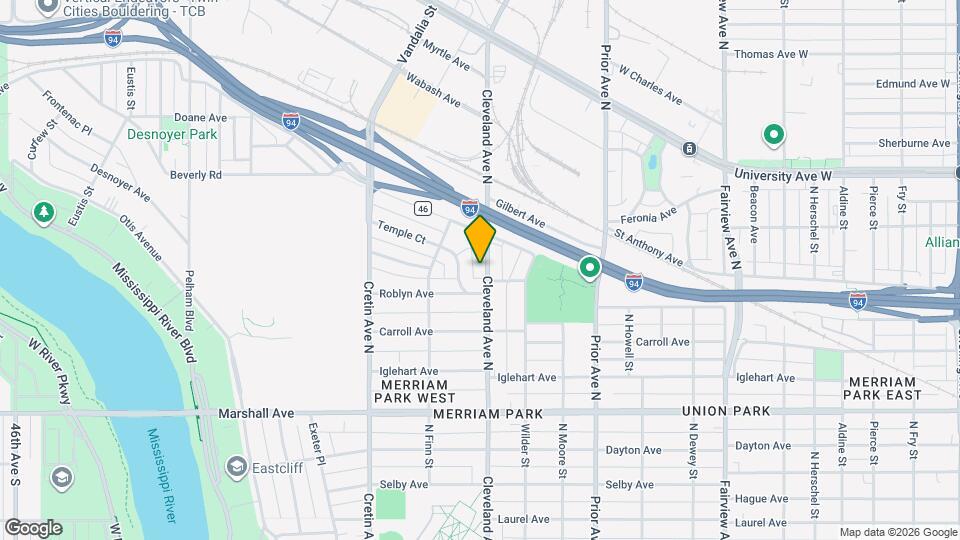 381 Cleveland Ave N Map and Location Details