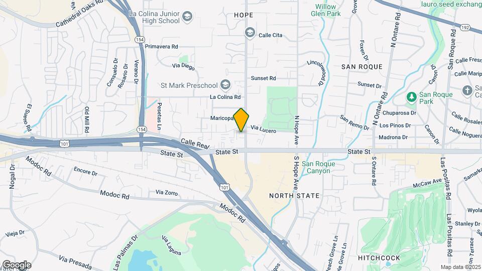 85 N La Cumbre Rd Map and Location Details