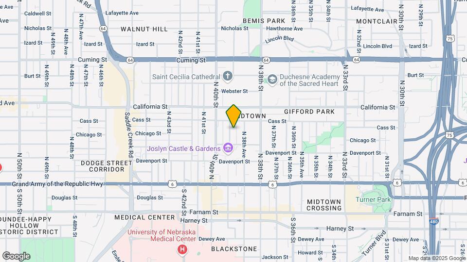 415 N 39th St Mapa y Detalles de la Ubicación