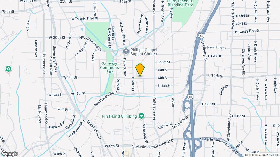 120 E 14th St Map and Location Details