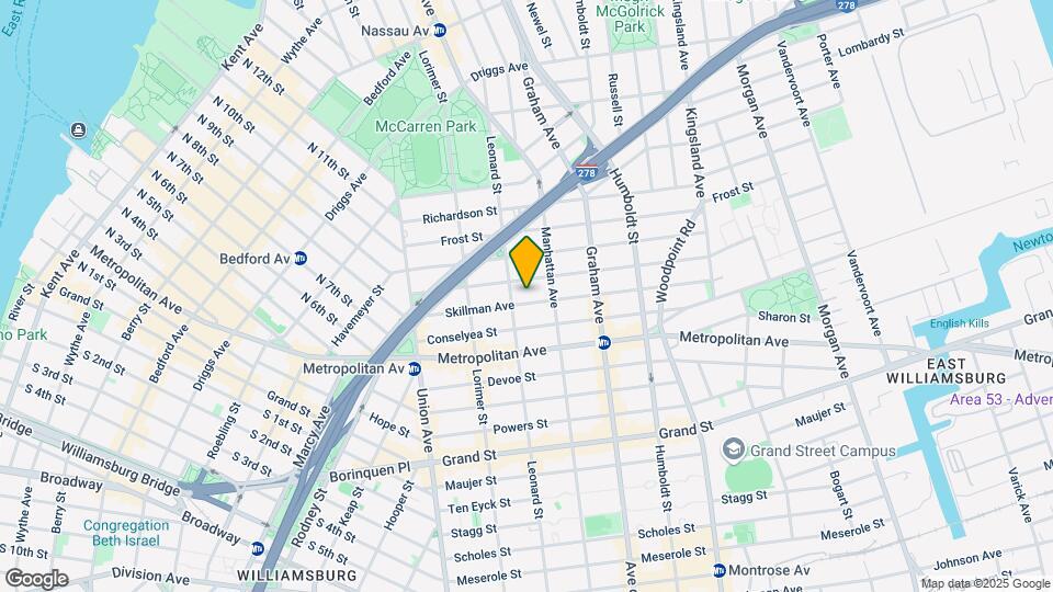 101 Skillman Ave Map and Location Details