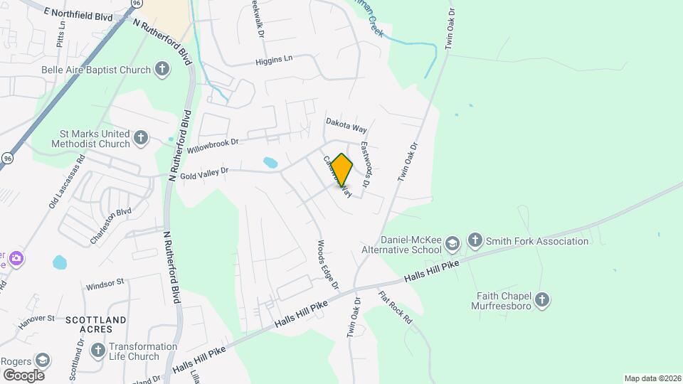 1183 Catawba Way Map and Location Details