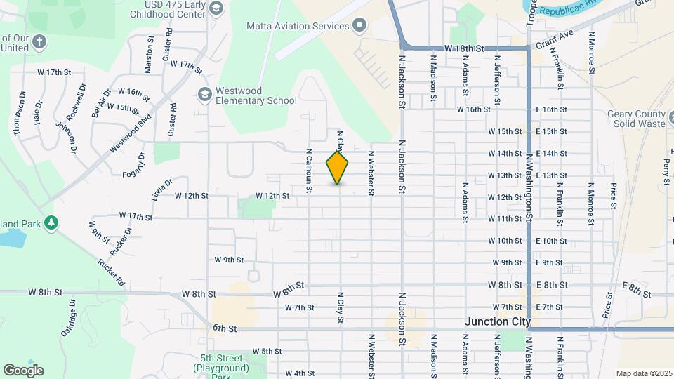 702 W 12th St-Unit -1 Map and Location Details