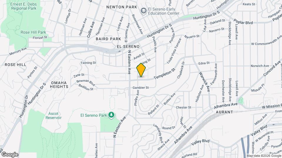 4917 Templeton St Map and Location Details