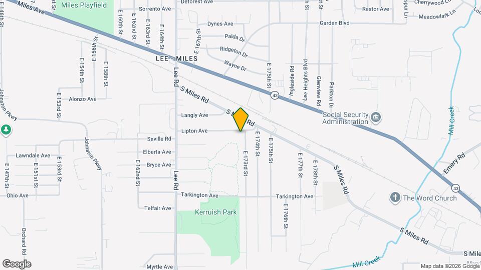 17202 Lipton Ave Mapa y Detalles de la Ubicación