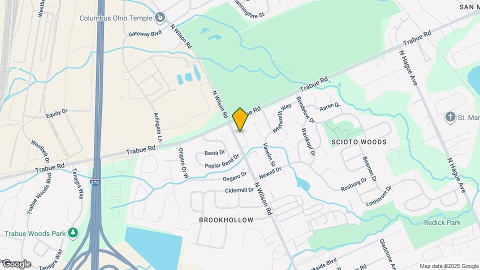 1605 Gilmore Park Ave Map and Location Details