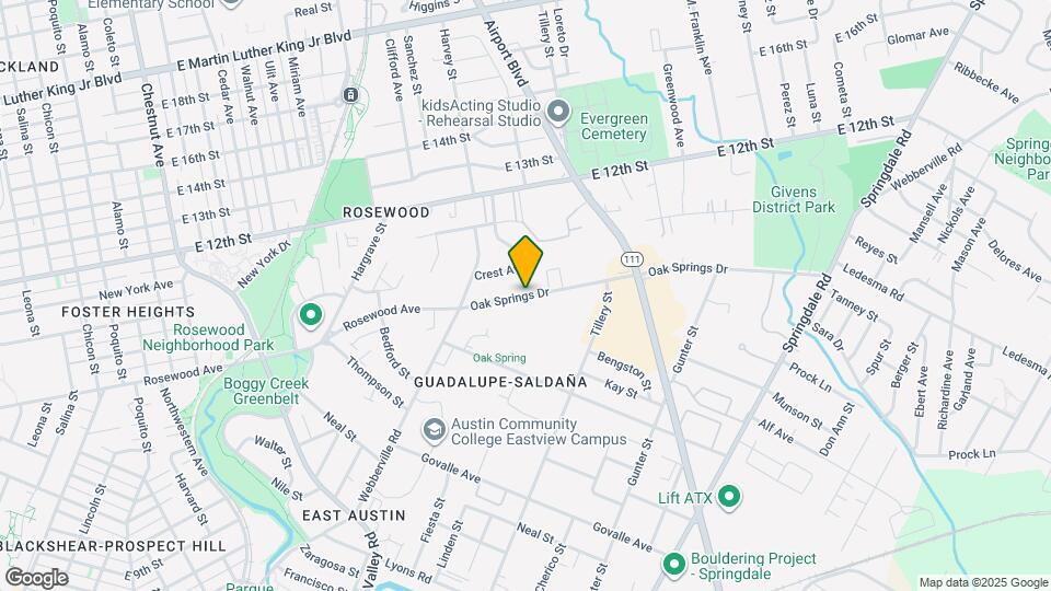 2812 Oak Springs Dr Map and Location Details