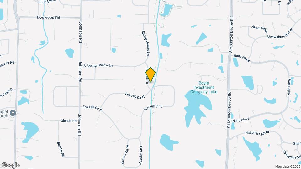 2520 Fox Hill Dr Mapa y Detalles de la Ubicación