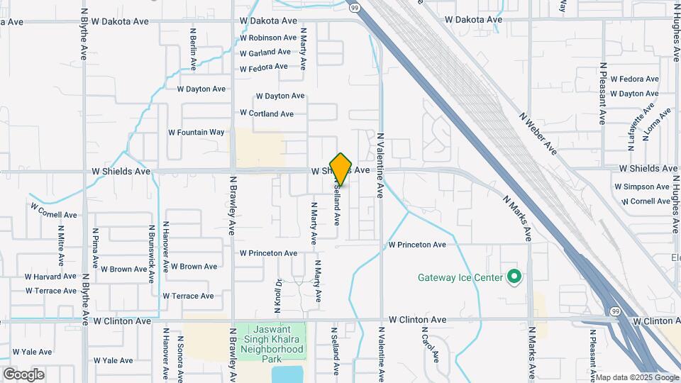 2742 N Selland Ave Map and Location Details