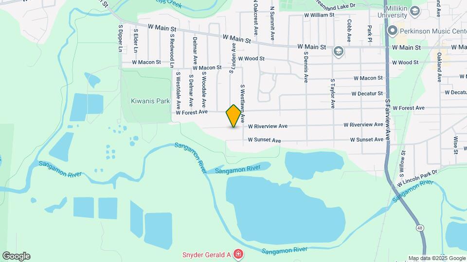 2081 W Riverview Ave Map and Location Details