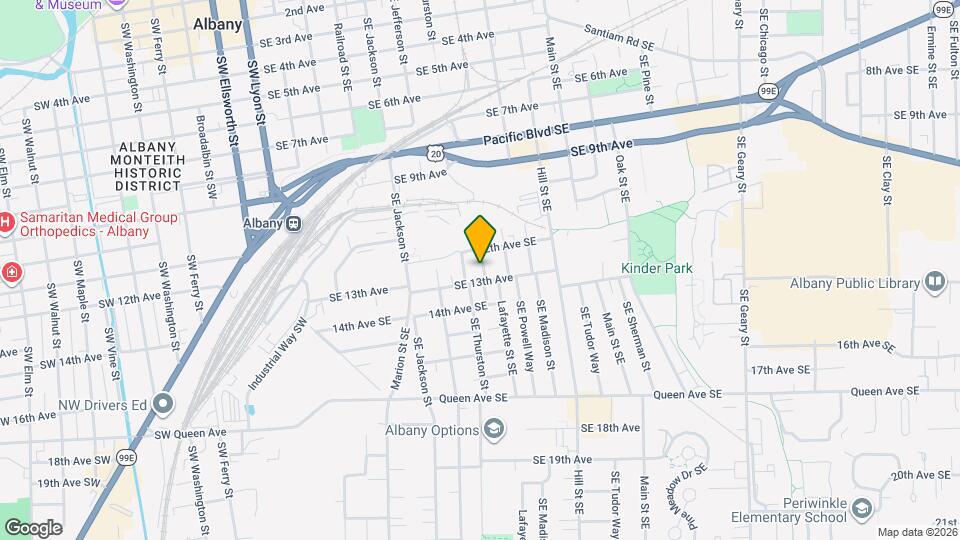 1240 SE Hood St Mapa y Detalles de la Ubicación