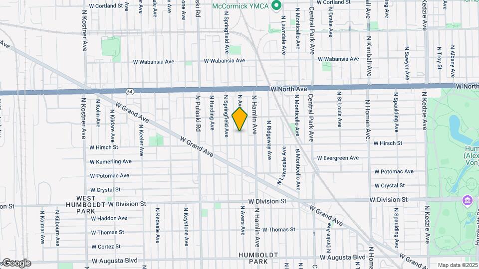 1426 N Avers Ave Map and Location Details