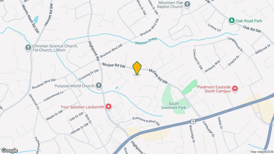 2010 Lisa Springs Dr SW Map and Location Details