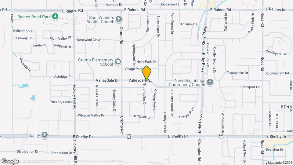 4464 Trout Valley Dr Map and Location Details