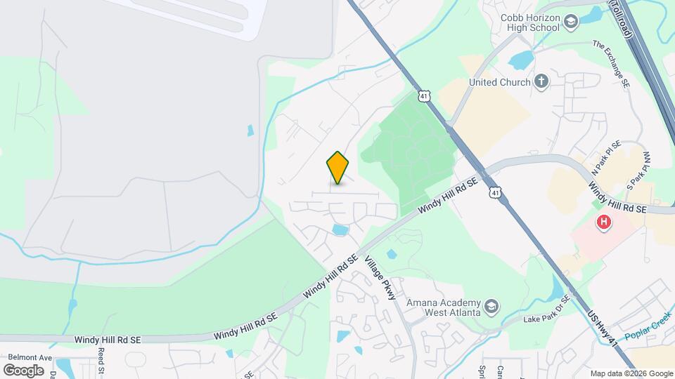 1973 Brightleaf Way Map and Location Details