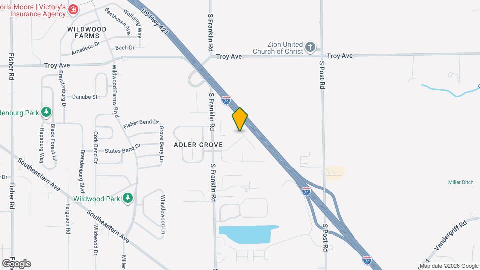 8544 Sweet Birch Dr Map and Location Details