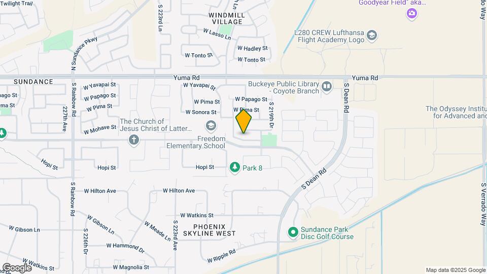 22038 W Mohave St Map and Location Details