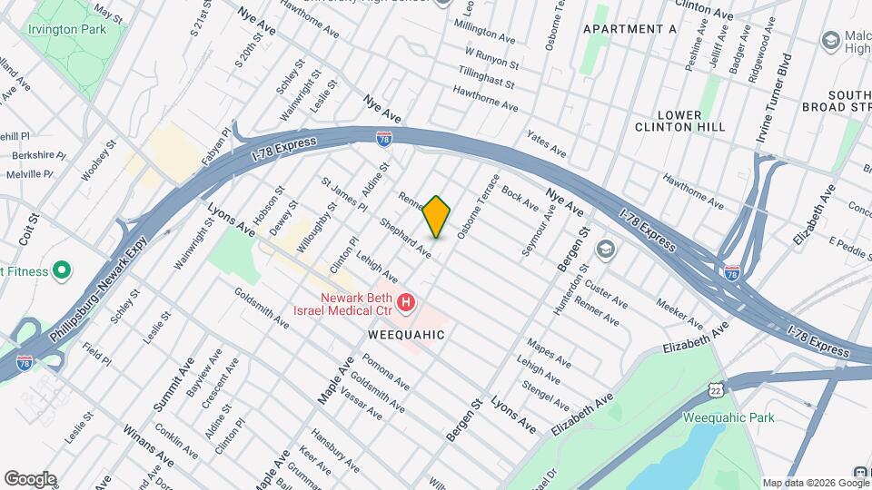 144 Huntington Terrace, Unit 2L Mapa y Detalles de la Ubicación