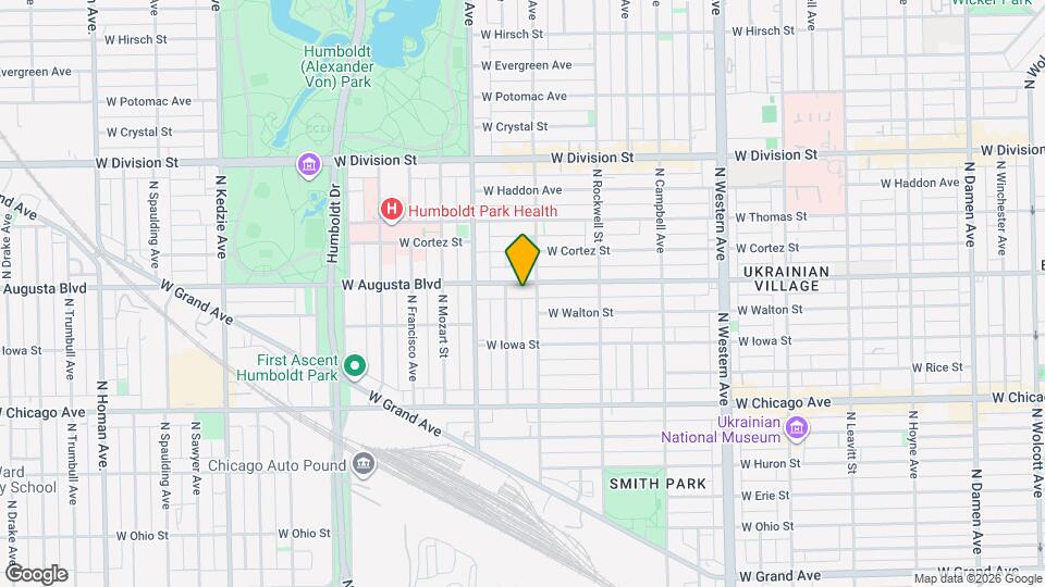 2713 W Augusta Blvd, Unit Apt 2 Map and Location Details